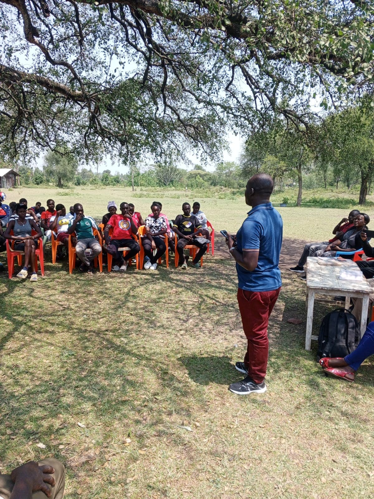 Financial literacy workshop in rural community