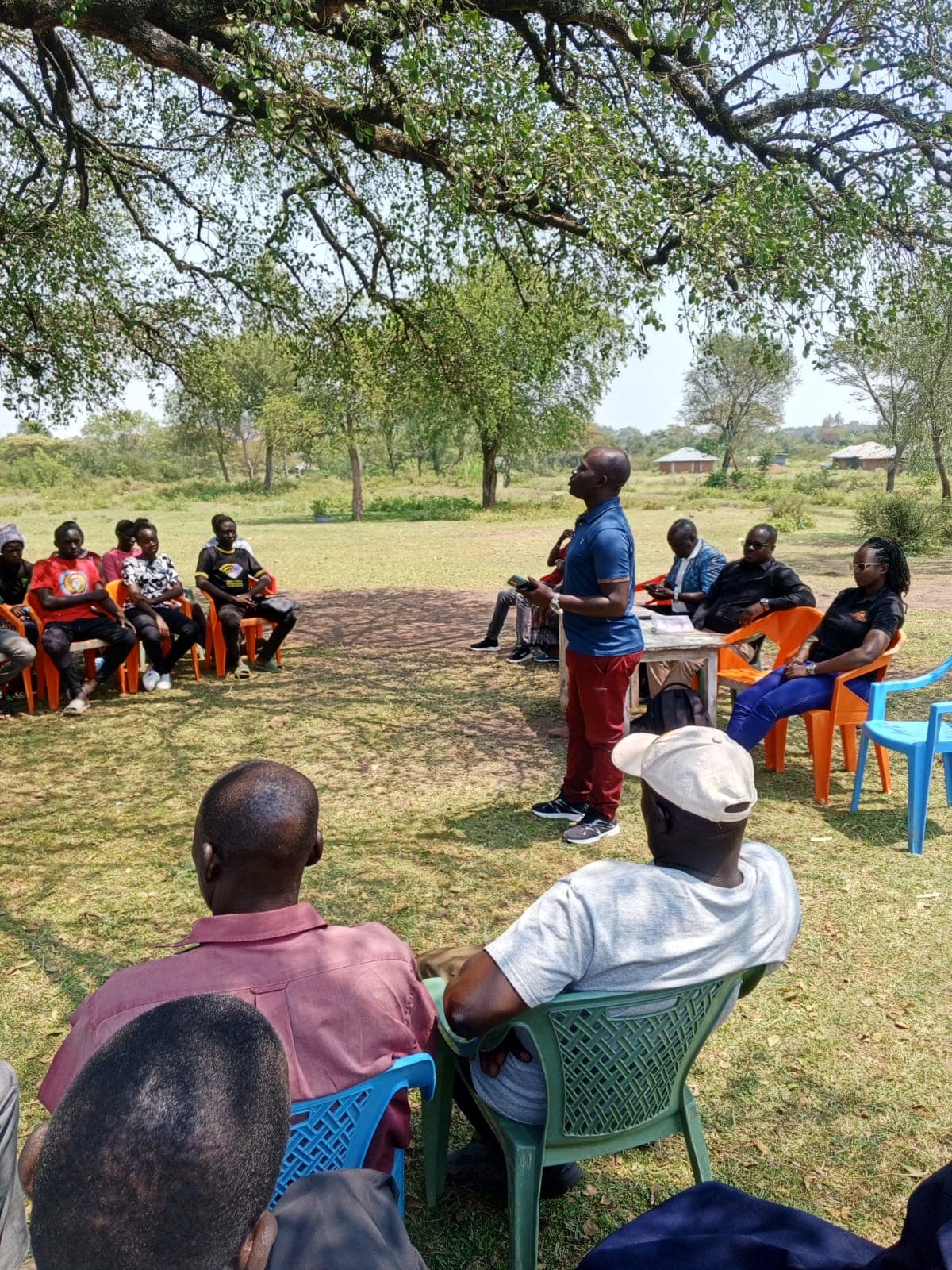 Training session in rural Kenya
